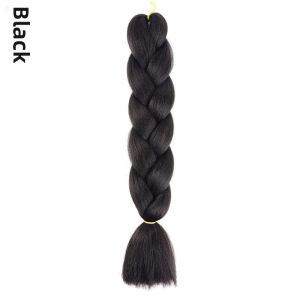 African Dirty Dreads Wig Womens Colorful Braiding Hair Extension High Temperature Silk Gradient Color Hair Band Fake Hair