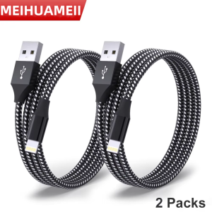 2PCS 1PC USB A To Lightning MFi Certified For iPhone 14 13 12 11 X Fast Charging Cable Charger Data Wire Cord USB Charger