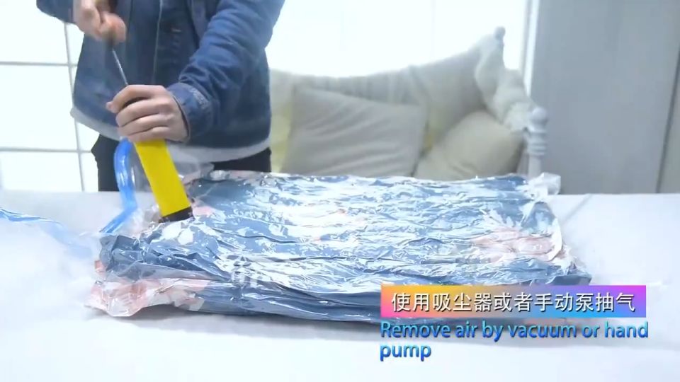 Vacuum Storage Bags Space Saving Reusable Airtight Clothes Quilt Waterproof Vacuum Compression Travel bag