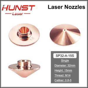 HUNST Raytools Laser Nozzle Single And Double Layer Diameter 32 mm Diameter 0.8-4.0 Suitable For Fiber Laser Cutting Head