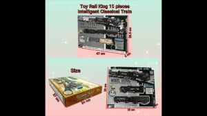 Toys 13pcs 19pcs & 23pcs Classical Train with Rail Set ( Mainan 13pcs 19pcs & 23pcs Kereta Api Klasik dengan Set Rel )