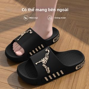 Dép Nam Mùa Hè Thoáng Khí Chống Trơn Trượt Chất Liệu EVA Chống Mài Mòn Khử Mùi Đế Dày Kiểu Xỏ Ngón Thích Hợp Cho Ngoài Trời