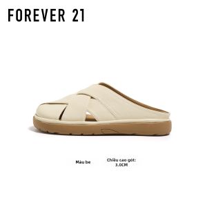 Forever 21 | Dép Lười Mùa Hè Phong Cách Pháp Đế Thoáng Khí Đậy Ngón Chân