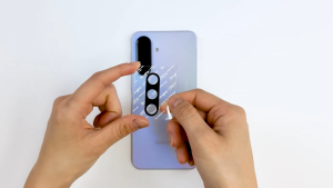 RINGKE® CAMERA FULL COVER GLASS (2-Pack) Samsung Galaxy A56/ A36 0.33mm Glass Aluminum Frame Safeguard Camera Cover