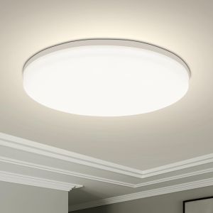 Energy Saving Round LED Ceiling Light Modern Home Decor Lamp 18/24/36/48W Indoor Lighting for Living Room Bedroom Kitchen