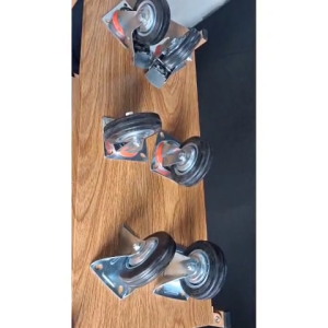 Roda Troli 4 Inch - Roda Gerobak - Roda Serbaguna - Roda Hidup - Roda Mati - Roda Hidup + Rem - Roda Troli Serbaguna - Roda Gerobak