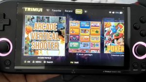 Handheld 16000+ Games Console Trimui Smart Pro  4.96-inch HD IPS Screen Linux System Portable Video Player Kis Gifts game