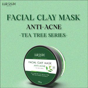 [ส่งฟรี! พร้อมส่ง] Lurskin Tea Tree Series Facial Clay Mask 150 g โคลนมาร์คหน้าดูดสิว ลดสิว ขจัดสิ่งสกปรก กระชับรูขุมขน Lurskin ทีทรี Lurskin รีวิว - Lazada