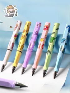 Non-Toxic Automatic Lead Pencil HB Writing Tool for Students Ergonomic Design No Sharpening Required Black Technology Endless Pencil