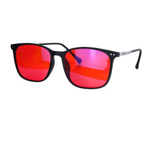 SHINU | Blue Light Protection Glasses Red Lens Glasses Blue Light Glasses for Better Sleep Improve Sleep Insomnia Tr90 Frames