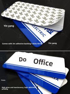 YINMO | Acrylic Signage for Office and Production Areas