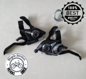 HANDLE REM PLUS SHIFTER SEPEDA ALOY 7 SPEED