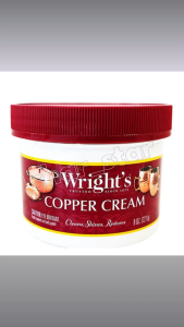 Wrights Copper Cream Polish 8oz/227g Brass Bronze Cleaner