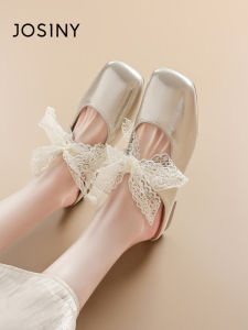Josiny | Bow Head Band Lace Soft Bottom Women Slippers