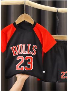 Bộ thể thao tay raplang chất thoáng mát in bộ số 23 áo quần cho bé.6-29kg.BTTT1.