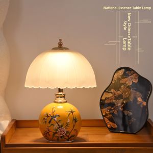 HAOXIANGJIA | New Chinese Style Luxury Bedside Table Lamp