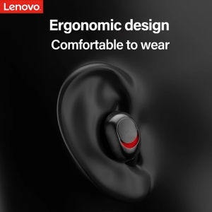 Lenovo PD1X True Wireless Earbuds TWS Bluetooth Earphones Bass Sound Handfree Headset with Mic Bluetooth 5.0 HD Stereo Sound Waterproof Noise Reduction