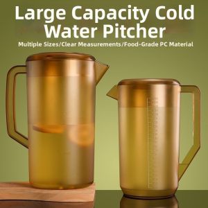 Cold PC Plastic Water Dispenser with Scale and Lid