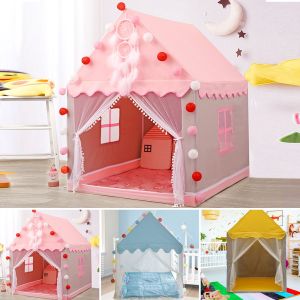 Baby Play Teepee Oversized Tent Indoor Outdoor Princess Tent Princess Toys khemah Kids Playhouse Baby Girl Toy Palace Castle Children Indoor Play Tent Foldable Pop Up children Play Tent House Best Gift For Kid 帐篷 玩具屋 Free Light (Ready Stock in KL)