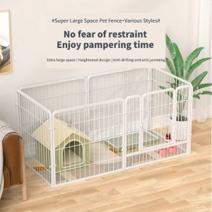 Dog Fence 6/7/9 Pcs Extra Large Space Pet Playpen DIY Pet Fence for Dogs Rabbits Little Pets
