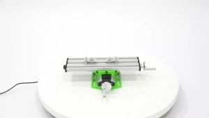 High Precision Multifunctional Compound Cross Slide Table – X-Y Adjustable Worktable for Bench Drill Milling Machine DIY