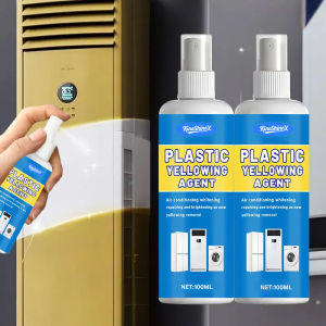 น้ำยาขจัดคราบเหลืองสำหรับพลาสติก 100 มล. - น้ำยาฟื้นฟูเครื่องปรับอากาศ น้ำยาซักผ้าสำหรับคราบเหลือง รอยตำหนิ และรอยขีดข่วน