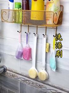 [💛SG Ready Stock] Long Handle Bath Brush Back Rub Back Bath Scrub Magic Shower Brush Back Brush Bath Rub 145g/180g 洗澡刷