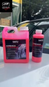 MATU A1 Premium Car Cleaning Shampoo with Carnauba Wax/ Thick Pink foam