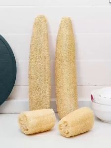 Natural Loofah Kitchen Gleaning Brush Loofah Sponge Dishwashing Brush Durable Nonstick Sponge 丝瓜络