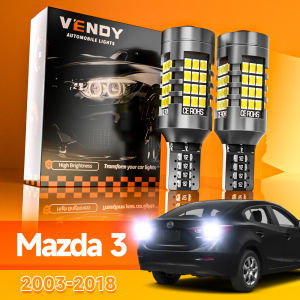2pcs For Mazda 3 BK BL BM BN 2003-2018 LED Reverse Light Backup Lamp 2009 2010 2011 2012 2013 2014 2015 2016 Canbus Accessories