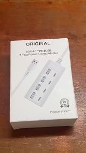 Bộ Sạc Nhanh USB Đa Cổng 8 Trong 1 25W PD Type C Bộ Chuyển Đổi Nguồn Tường Bộ Sạc Điện Thoại Di Động