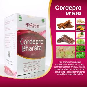 Obat Gagal Ginjal Batu Empedu Gagal Jantung Radang Paru-paru Radang Pencernaan Herbal Cordepro Bharata 100% Asli