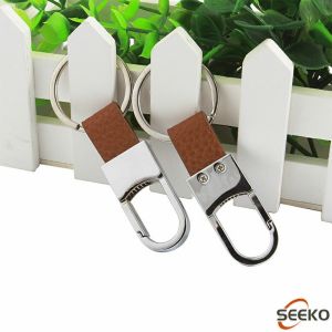 Seeko Leather Car Keychain Pendant Car Circle Buckle Personality And Creative Ornaments