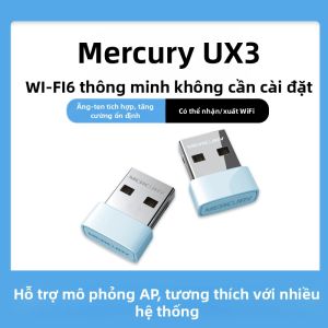 mercury | MERCURY Mercury USB Wireless Network Card Không Cần Cài Đặt Cho Máy Tính Để Bàn Và Máy Tính Xách Tay Router Ethernet Gigabit