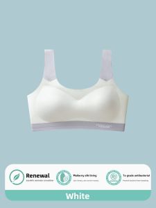 Miiow | Cloud Sensation Shock Absorption Sports Bra For Teenage Girls Middle School Students Comfortable Breathable Seamless Nylon Vest