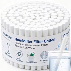 100/10Pcs Cotton Sponge Stick for Humidifier Filter Replacement Travel Mini Humidifier Filters Sticks Aroma Diffuser Keeps Clean