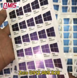 1 CÁI TEM LOGO WIN10 WINDOWS 10 PRO ĐỔI MÀU THEO GÓC NHÌN - TEM WIN 10 TRANG TRÍ MÁY TÍNH LAPTOP PC - STICKER