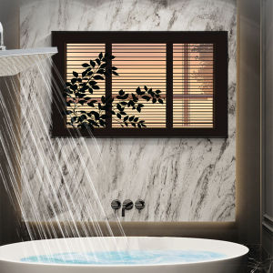 YASISHA | Waterproof Moisture-Proof Drill-Free Bathroom Wall Art