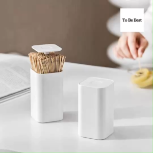 To Be Best กล่องอเนกประสงค์แบบตั้งโต๊ะ ใส่สำลีก้าน  หรือ ของใช้อื่นในสำนักงาน ครัวเรือน