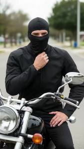 Balaclava Rider Printing Ski Mask Balaclava Breathable Headwear for Riding and Outdoor Sport