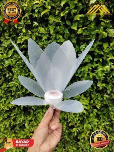 Kelopak bunga dekorasi pelaminan bahan mika/artificial flowers/kap bunga dekorasi/bunga hias/giants flowers premium