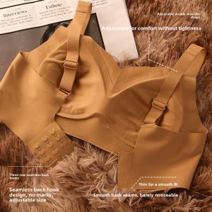 Womens Diving Suit Quick Dry Swimming Costume with Chest Pad Surfing Sports Bra Large Size Gathered Swimming Sun Protection Bra