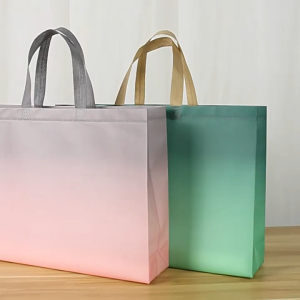 ถุงช้อปปิ้งแบบไม่ทอ ถุงช้อปปิ้งแบบพกพา กระเป๋าถือ ถุงของขวัญ (พร้อมส่ง) G3211