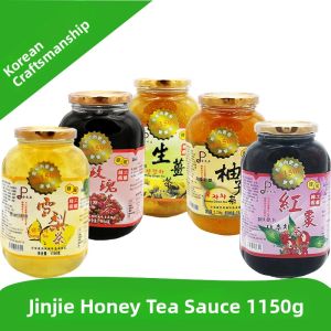 Golden Honey Pomelo Tea Pomegranate Ginger Rosehip Honeysuckle Tea 1150g Bottle Packaged Beverage from Guangdong China