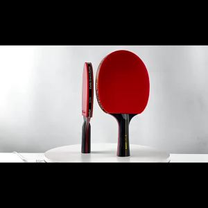 5/6 Star Table Tennis Racket 2PCS Professional Ping Pong Racket Set Pimples-in Rubber Hight Quality Blade Bat Paddle with Bag