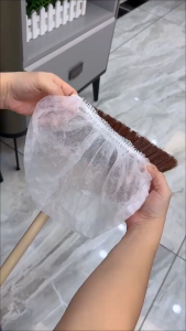 BHQ 100PCS Disposable Broom Dust Cover Sleeves Anti Static Hair Dust Sheets Cleaning Broom Cover