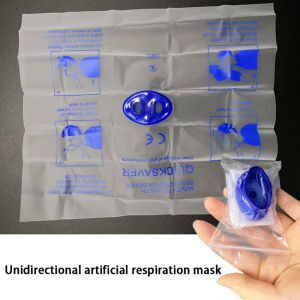 5PCs/Bag One way Valve CPR Mask Disposable First Aid Resuscitator CPR Face Shield CPR Emergency Mask