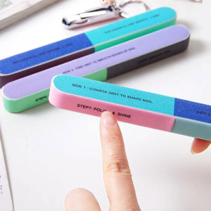 10Pcs Nail Buffer Block 7 Way Nail Files Professional Nail Care Tools Colorful Buffing Block Polisher Manicure Sanding Tool