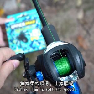 Spider Senar Pancing Speckle Alat Galis Pancing x4 x8 100m Bionik Takterlihat Titik Dyneema Dikepang PE Luya Penangkapan Ikan alat pancing