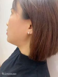 Bông tai bạc Ý 925 Huệ Ngân - Khuyên vòng xinh đính đá RYE140344